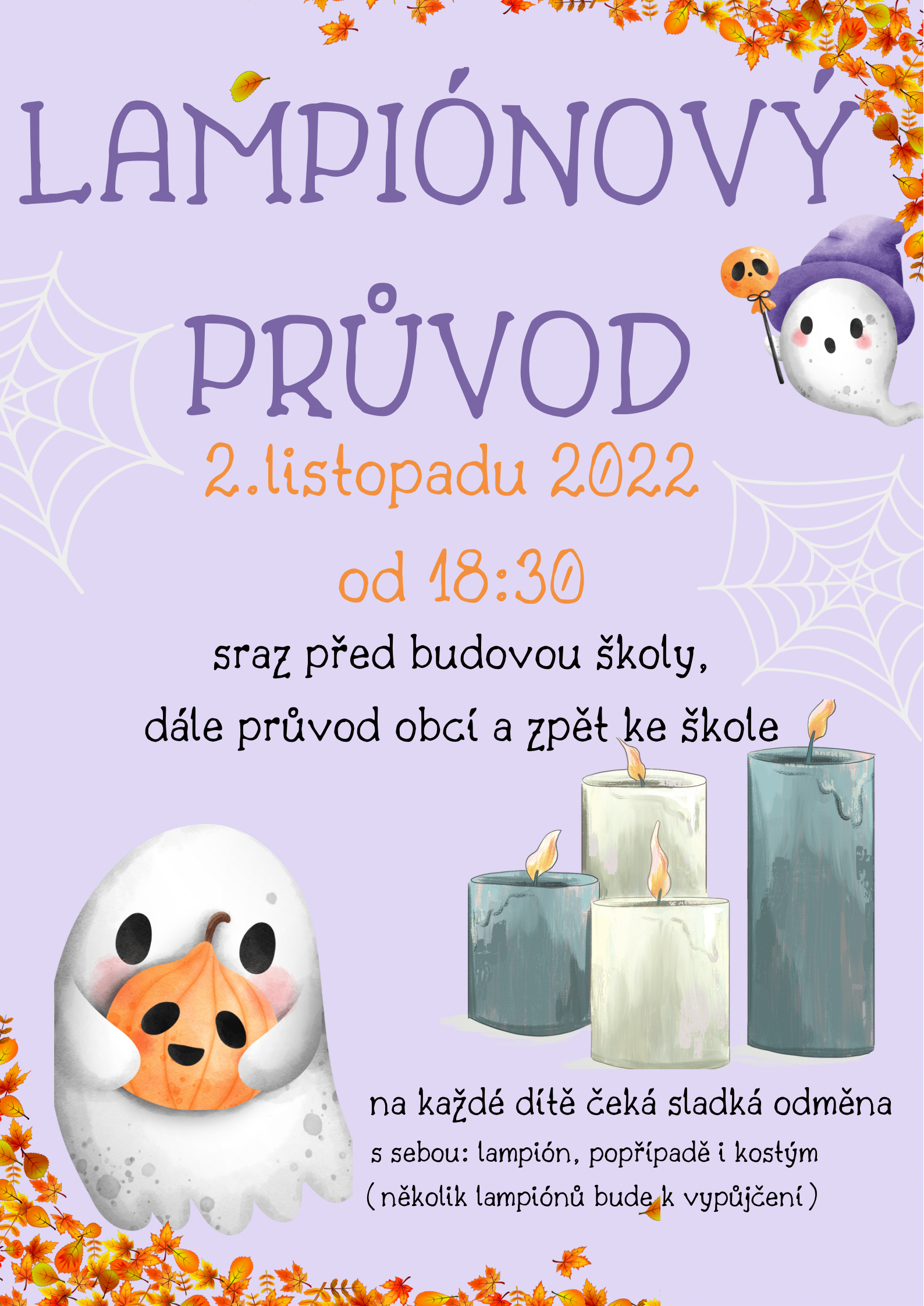 průvod obcí