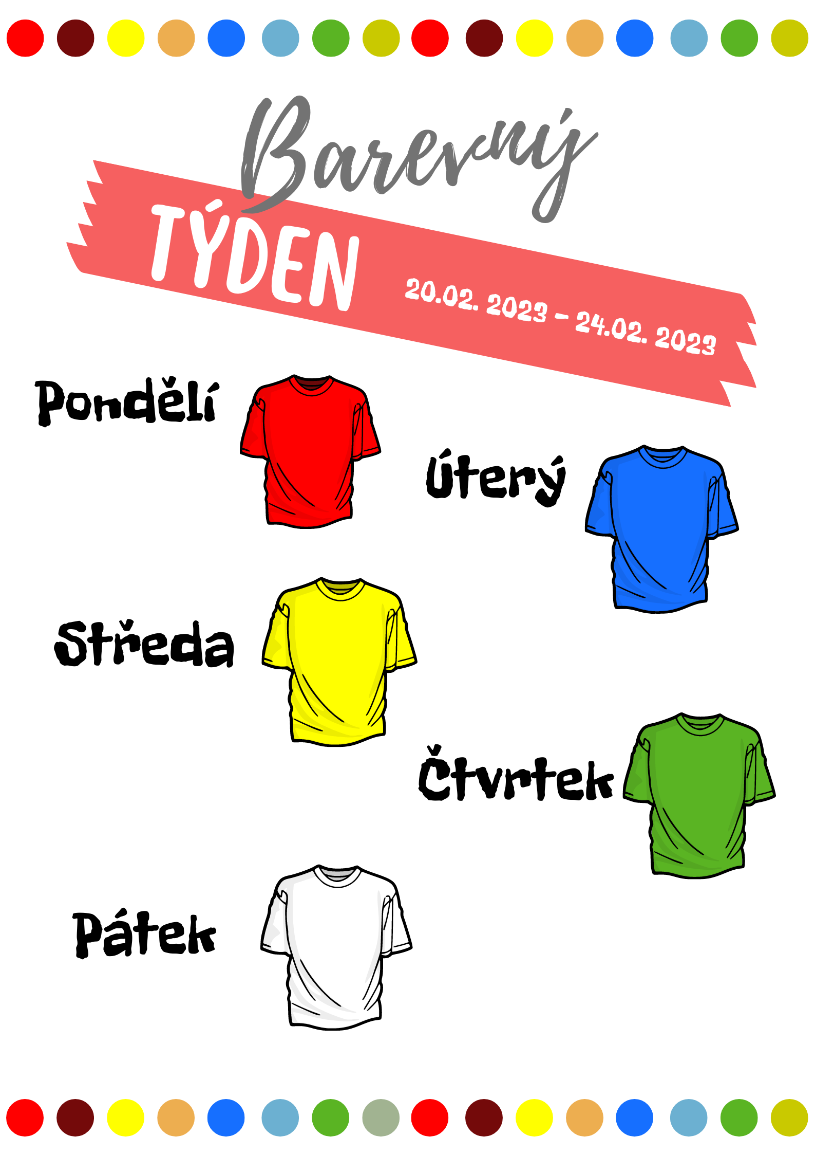 BAREVNÝ TÝDEN - plakát