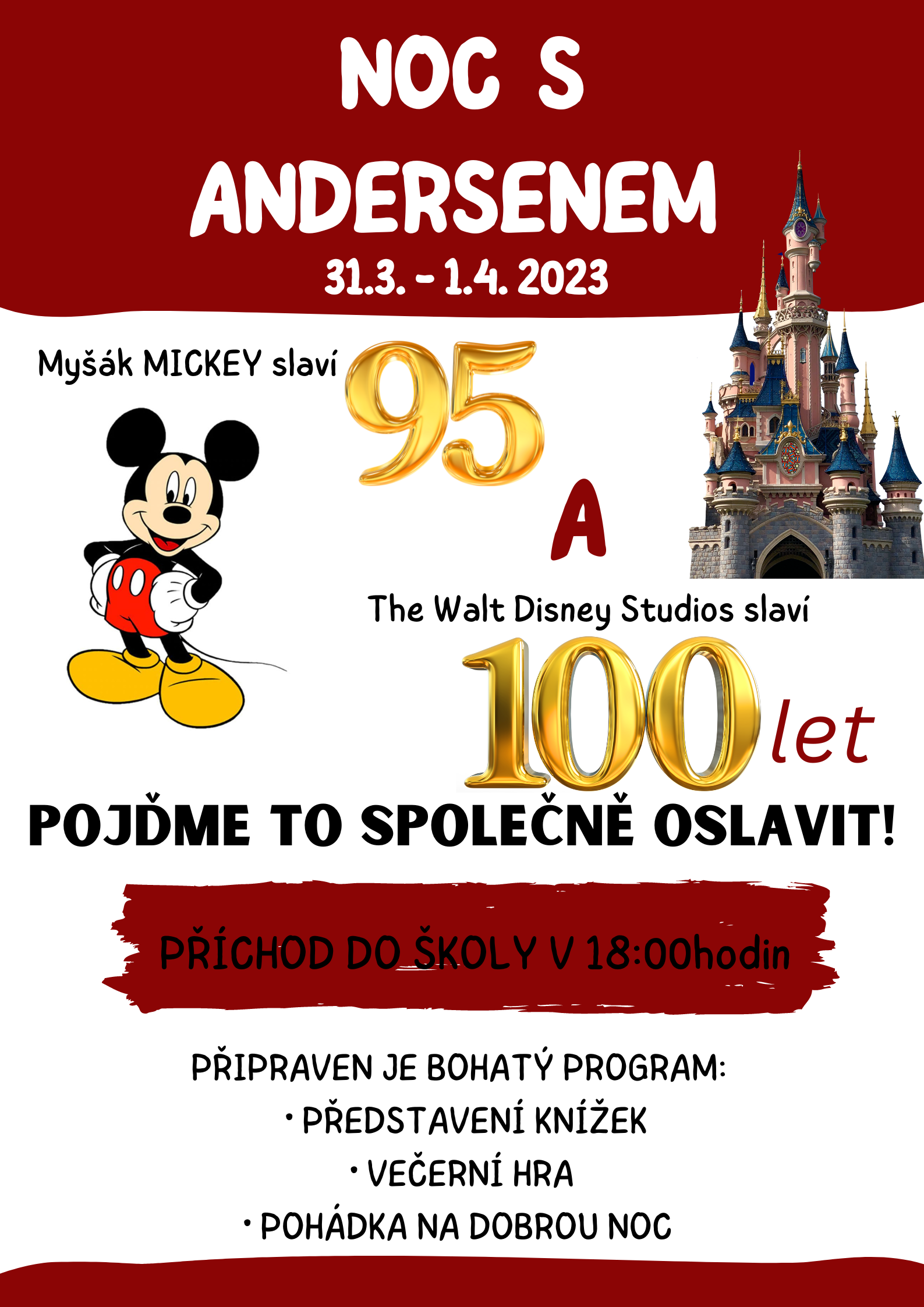 NOC S ANDERSENEM 2023 - PLAKÁT